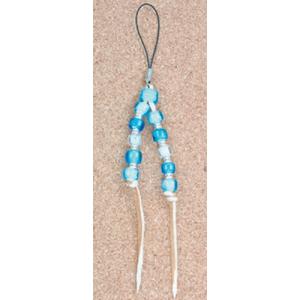 ビーズストラップKW007 携帯ストラップ ビーズアクセサリー : ビーズ屋