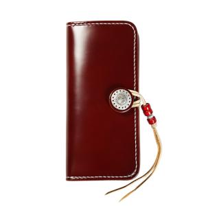 TMT レザー 財布 メンズ レディース 長財布 牛革 本革 INDIGO LEATHER