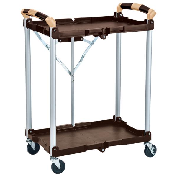 折りたたみワゴン 2段 ワゴン キッチンワゴン マルチワゴン 万能ワゴン 折りたたみ式 ガーデニング...