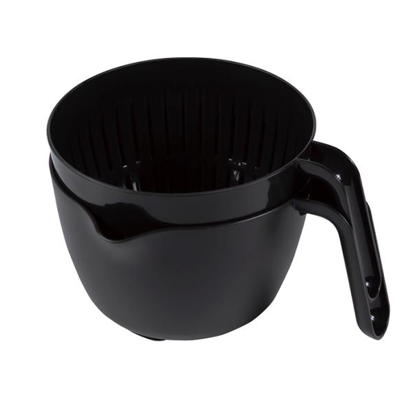 ザル ボウル セット 取っ手付き 持ち手付き レンジOK 電子レンジ対応 FUD-0801BK