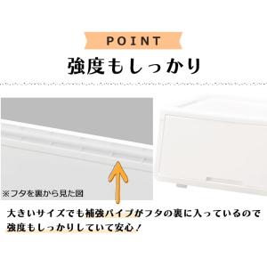 収納ボックス フラップ 収納ケース 幅60 前...の詳細画像2