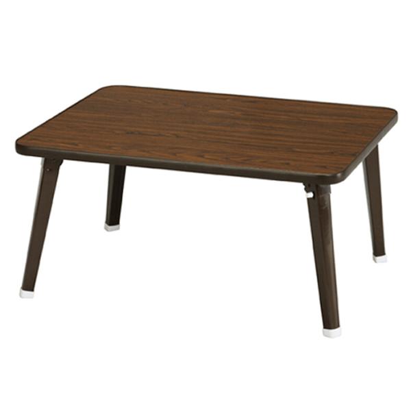 ミニテーブル 60幅 木製 一人暮らし テーブル 収納 折りたたみ 折り畳み ローテーブル ブラウン...