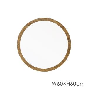 塩川光明堂 ウォールミラー 壁掛け 45×60cm 日本製 オーバル （ 鏡