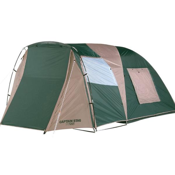 テント 大型 3〜4人用 2ルーム ドーム型 収納バッグ付き アウトドア レジャー用品 UVカット ...