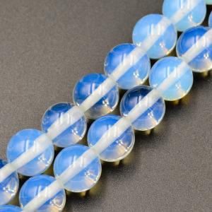ビーズクラブ 天然石 1連 オブシディアンオパール ラウンド 8mm
