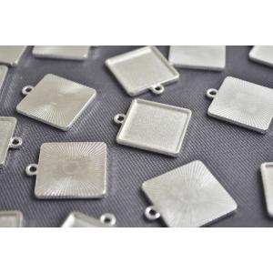 レジン ミール皿 正方形 古代銀 フレーム 2...の詳細画像2