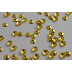 座金 ビーズキャップ かさ 金 50個 6mm ブレスレット パーツ ビーズクラブ