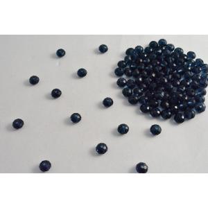 ビーズクラブ ガラスビーズ ボタンカット No.33 6mm クリアブルー 連売り ビーズパーツ ネ...