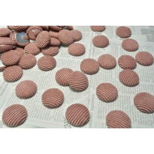 コーデュロイ ラウンド カボション スモーキーピ...の商品画像