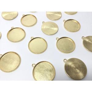 1個 ビーズクラブ レジン ミール皿 丸 ゴール...の商品画像