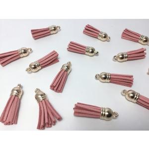 ビーズクラブ カラータッセル 黒 30mm 12個 No.10 ブラック タッセル