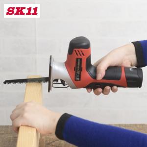 切断 鋸 レシプロソー ジグソー 日曜大工 DIY 作業 工具 藤原産業 SK11 充電マルチソー10.8V SMS-108V-15RLS