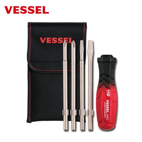 工具セット プラスドライバー マイナスドライバー 常備工具 機械整備 VESSEL ベッセル デュア...