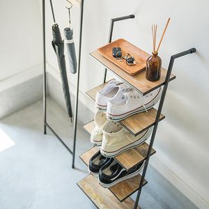 ラダーラック 立て掛け アイアン スリム おしゃれ 壁面収納 ウォール