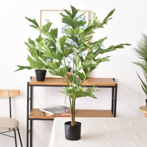 フェイクグリーン おしゃれ 鉢 クジャクヤシ ペット Brown. ブラウン フェイクグリーン クジャクヤシ ポット 90 992341