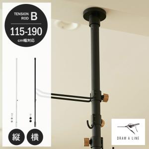 DRAW A LINE ドローアライン テンションロッドC 突っ張り棒 縦 200