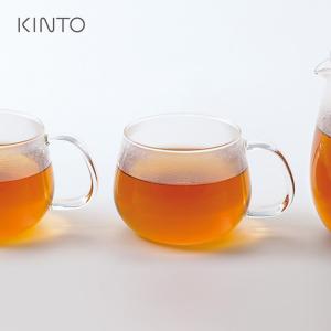 ティーカップ マグカップ  耐熱 食洗機 電子レンジ KINTO キントー ユニティカップ S ガラス 350 【ラッピング対応】｜beadsmania-shop