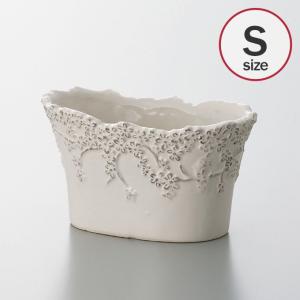 Clay（クレイ） 花瓶 白 ホワイト 底穴なし 自然 インテリア 花器