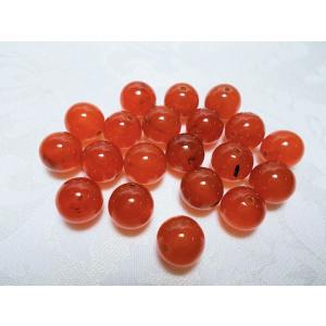 アンバーカラービーズ　丸１０ＭＭ（20ヶ）￥１６０（税抜）｜beadsshopj4