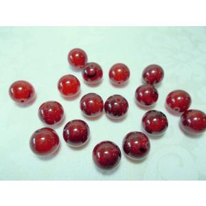 アンバーカラービーズ　丸１2ＭＭ（17ヶ）￥200（税抜）｜beadsshopj4