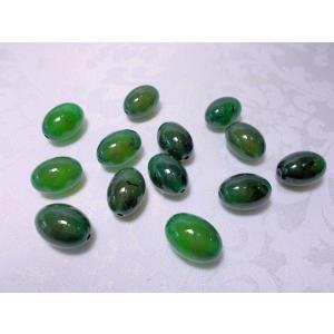 アンバーカラービーズ　ナツメ１２Ｘ１６ＭＭ（13ケ）￥230（税抜）｜beadsshopj4