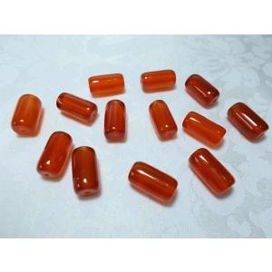 アンバーカラービーズ　円柱8X15MM（13ケ）￥160（税抜）｜beadsshopj4
