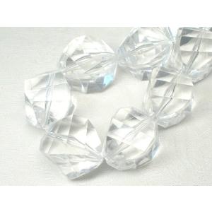 アクリル クリスタル カット ヒネリ  (1９ヶ） １６Ｘ２０ＭＭ ビーズ アンド パーツ アクセサリー ハンドメード クリスタルビーズ｜beadsshopj4