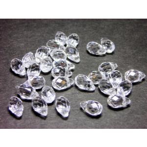 アクリルクリスタルパーツ１  　8×5mm　30ヶ｜beadsshopj4