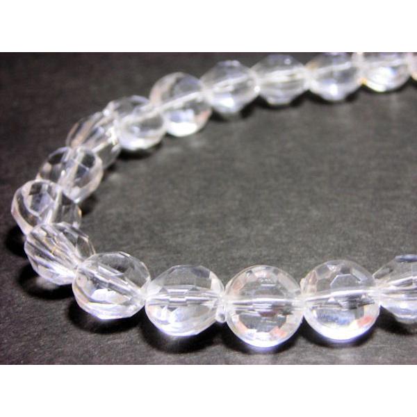 アクリルクリスタルパーツ７　コインカット　10mm　25ヶ