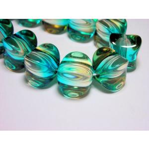 NEW ヴィトライユ風車 （Ｓ） 12x12mm ６ヶ｜beadsshopj4