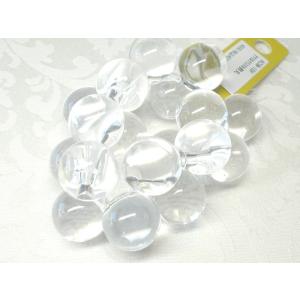 アクリル クリスタル スズマル 18mm (12ケ) 鈴丸 ビーズ ビーズアンドパーツ 鈴丸ビーズ 鈴 アクリルビーズ ビーズパーツ｜beadsshopj4