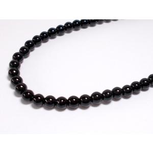 アクリル塗装　ブラック(リコリス)　4mm(約95ヶ)｜beadsshopj4