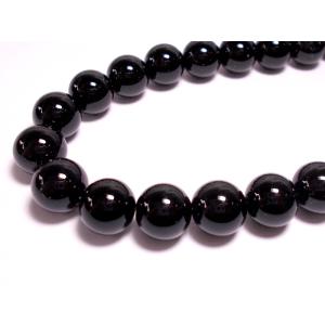 アクリル塗装　ブラック(リコリス)　10mm(約38ヶ)｜beadsshopj4
