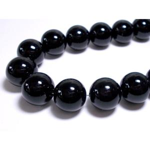 アクリル塗装　ブラック(リコリス)　14mm(約27ヶ)｜beadsshopj4