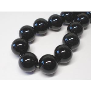 アクリル塗装　ブラック(リコリス)　18mm(約21ヶ)｜beadsshopj4