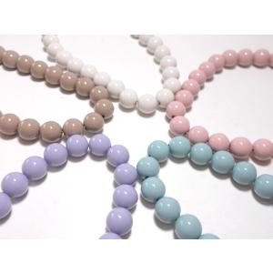 アクリルマカロンカラー8mｍ（２０ｃｍ）約25ケ｜beadsshopj4