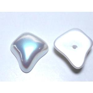 アクリルパールカボション　変形　16×18mm　(1ヶ)｜beadsshopj4