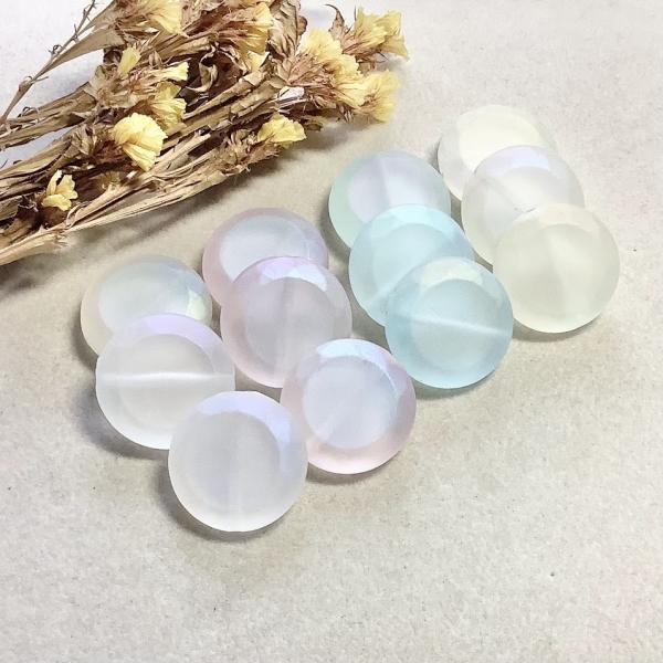 オーロラビーズ（フロスト）サン２５ＭＭ（8ケ）