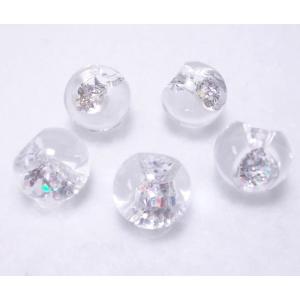 アクリル スズマル ラメライン 太穴 １２ｍｍ (５ケ) 鈴丸 ビーズ ビーズアンドパーツ 鈴丸ビー...