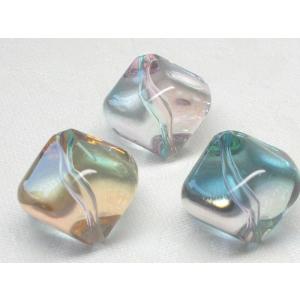 １７Ｘ１８ＭＭ 岩オニ 通し穴 ４ヶ アンジュール カラー ビーズ アンド パーツ アクリル アクセ...