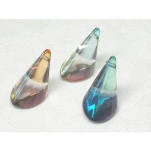 １２Ｘ１６Ｘ２３ＭＭ 円錐カット ４ヶ アンジュール カラー ビーズ アンド パーツ アクリル アクセサリー ハンドメイド｜beadsshopj4