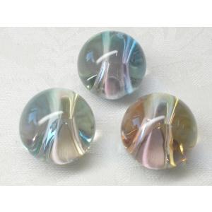 １９ＭＭ スズ マル 太穴 ２ヶ アンジュール カラー ビーズ アンド パーツ 鈴 丸 アクリル アクセサリー ハンドメイド｜beadsshopj4