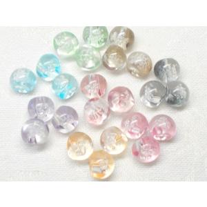６ＭＭ ブリスカラー バブル スズ マル １２ヶ ビーズ アンド パーツ 鈴 丸 アクリル  ハンドメイド アクセサリー｜beadsshopj4