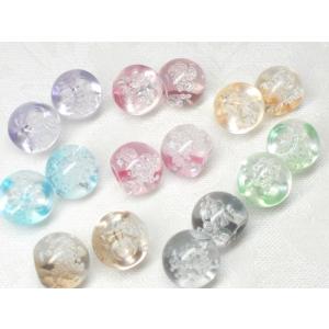 １０ＭＭ ブリスカラー バブル スズ マル １０ヶ ビーズ アンド パーツ 鈴 丸 アクリル  ハンドメイド アクセサリー｜beadsshopj4