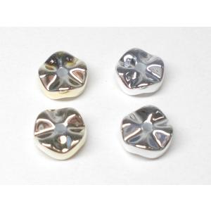 バンズビーズ フラットウェーブ メタルカラー １０ＭＭ (１４ヶ)