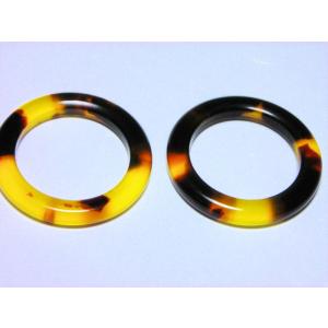 シートパーツ　ベッコウ15　リング26mm(2ヶ)｜beadsshopj4