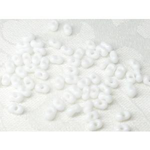 チェコ ファルファーレ (小) ２Ｘ４mm ホワイト 10g ビーズ ビーズアンドパーツ チェコビー...
