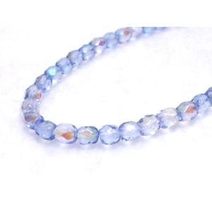 チェコファイアーポリッシュ　LTサファイアAB 3ｍｍ(50ヶ)｜beadsshopj4