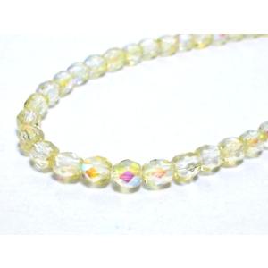 チェコファイアーポリッシュ　4mm  ジョンキルAB　(40ヶ)｜beadsshopj4