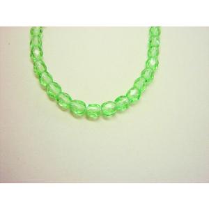 チェコファイアーポリッシュ　ペリドット３ｍｍ(50ヶ)｜beadsshopj4